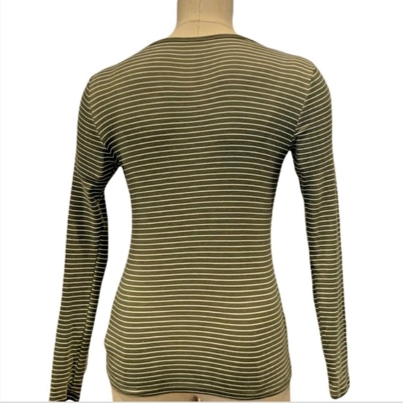 Set of 2 GAP Womens Striped Long Sleeve Favorite T-Shirts Sz S #231C - Picture 4 of 7